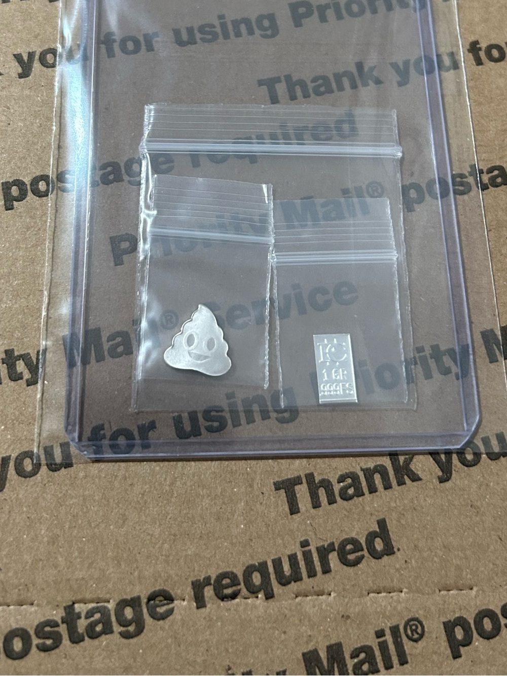 1 Gram 💩 Emoji Fine Silver Bar .999